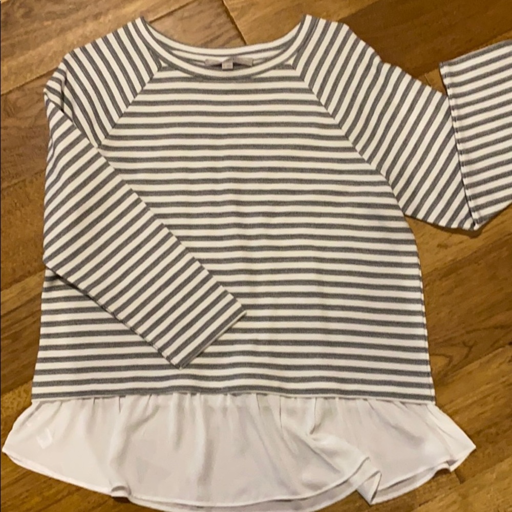 Loft Mixed Media Sweater